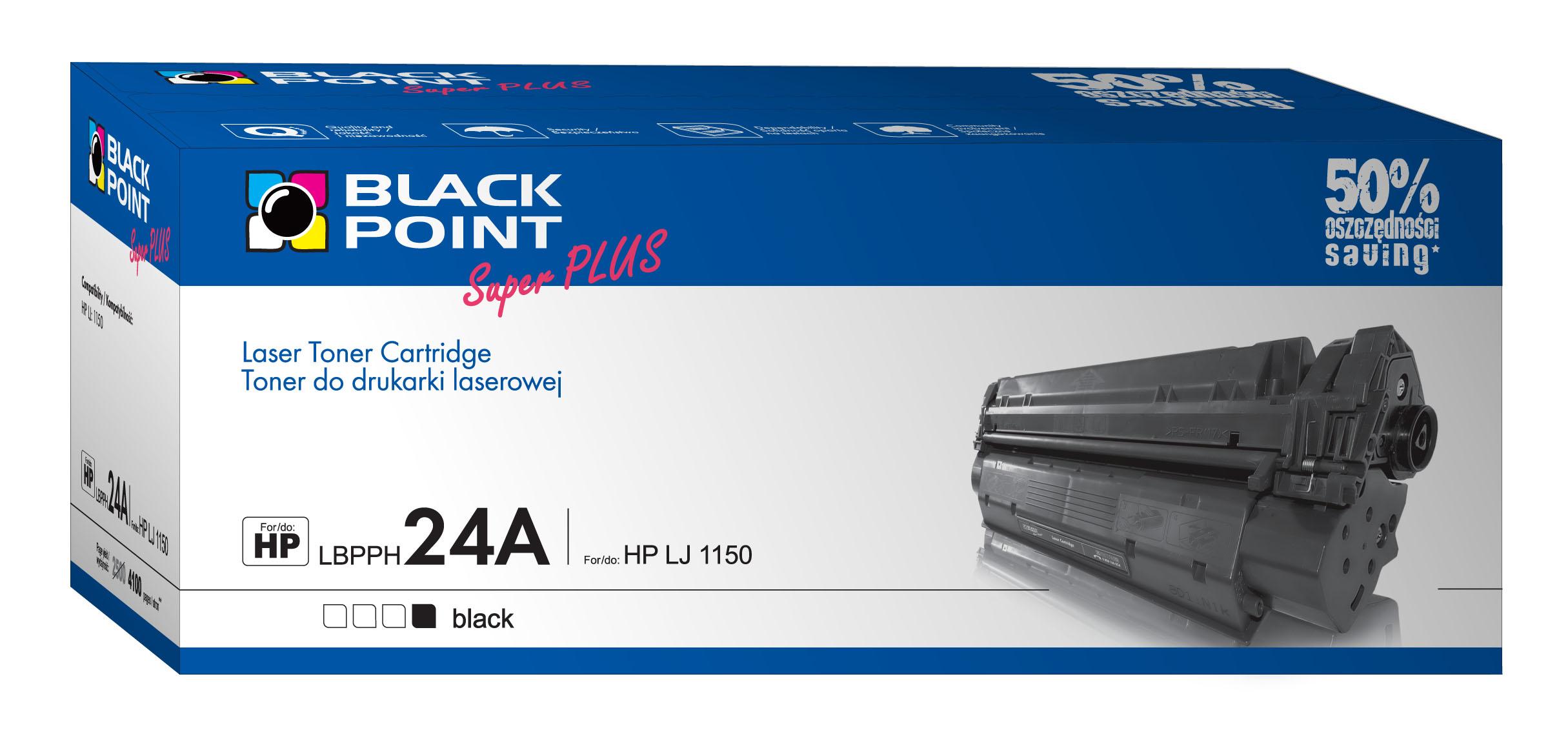 CMYK - Black Point toner LBPPH24A zastępuje HP Q2624A, 4100 stron