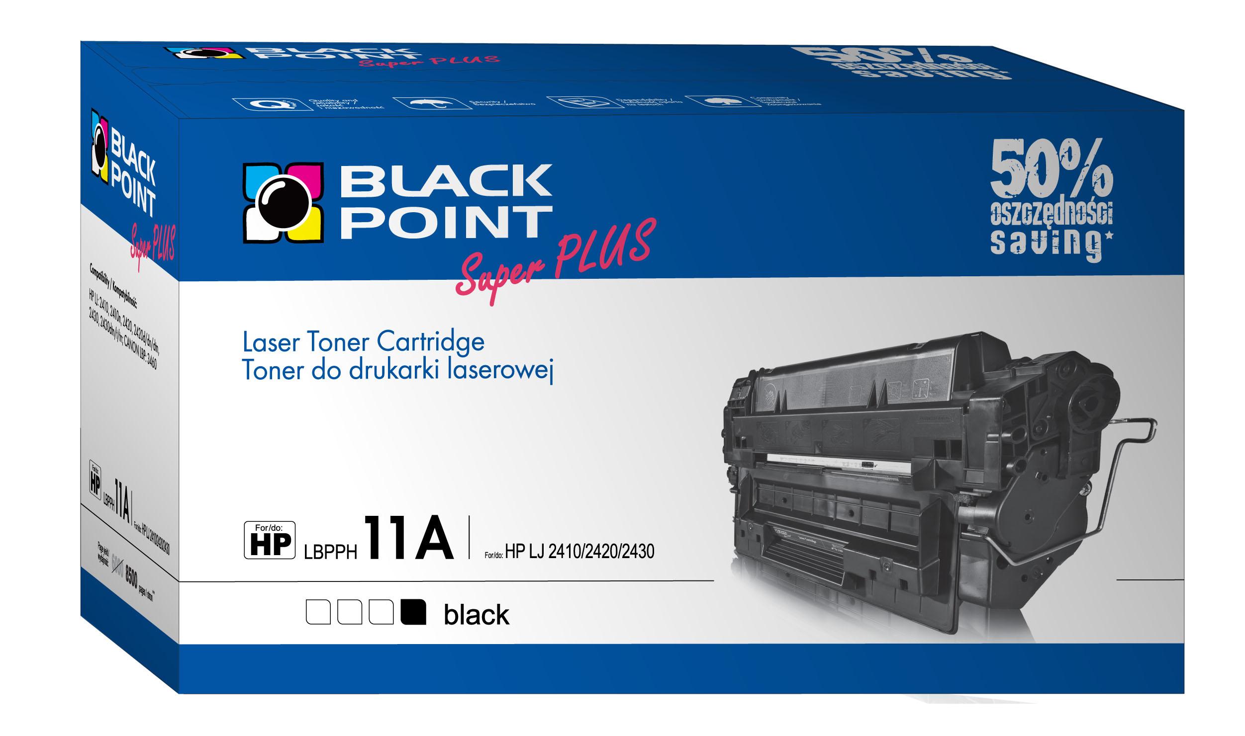 CMYK - Black Point toner LBPPH11A zastpuje HP Q6511A / CRG-710, 8500 stron