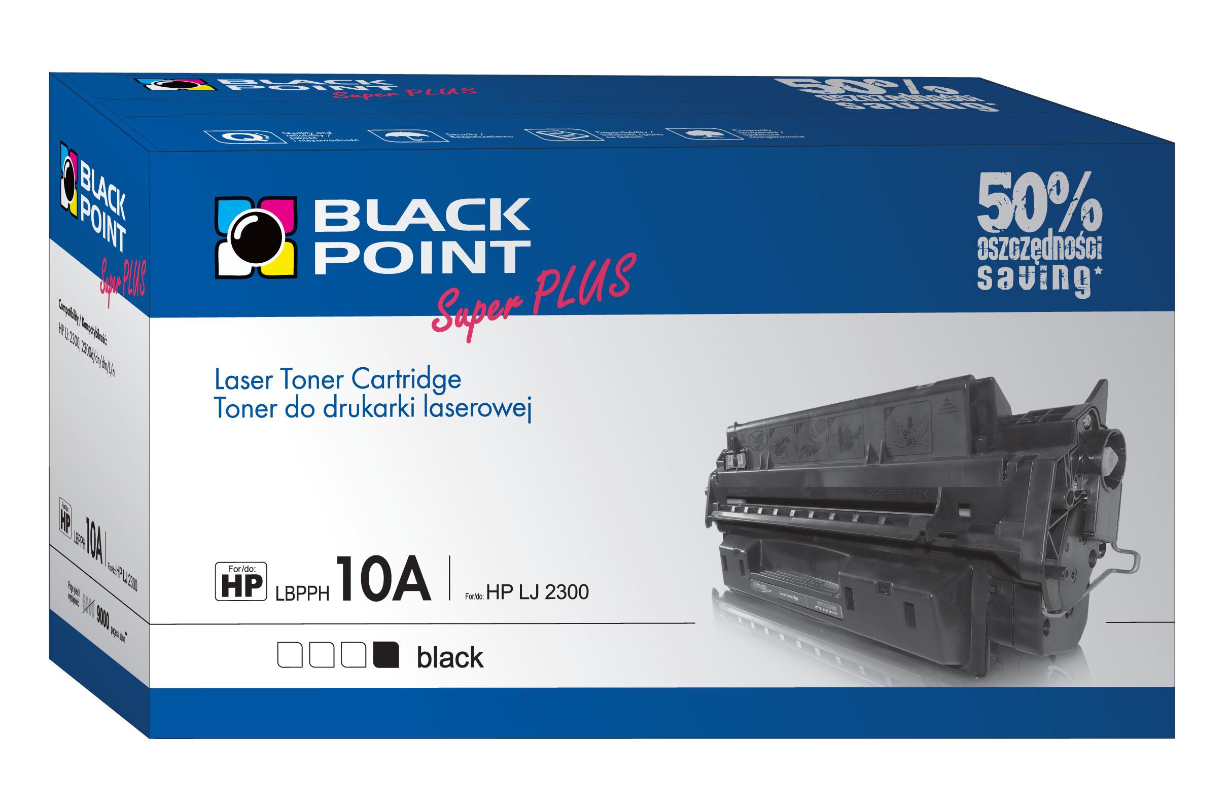 CMYK - Black Point toner LBPPH10A zastępuje HP Q2610A, 9000 stron
