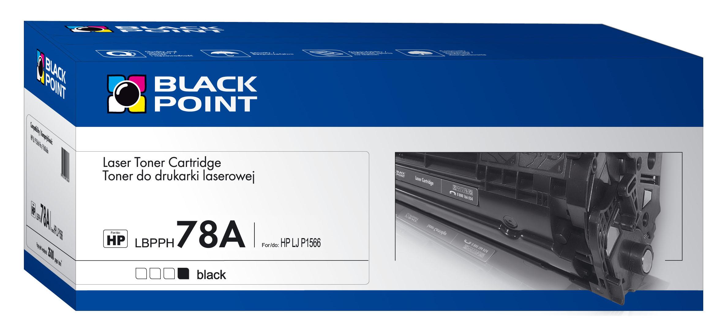 CMYK - Black Point toner LBPPH78A zastępuje HP CE278A, 2600 stron