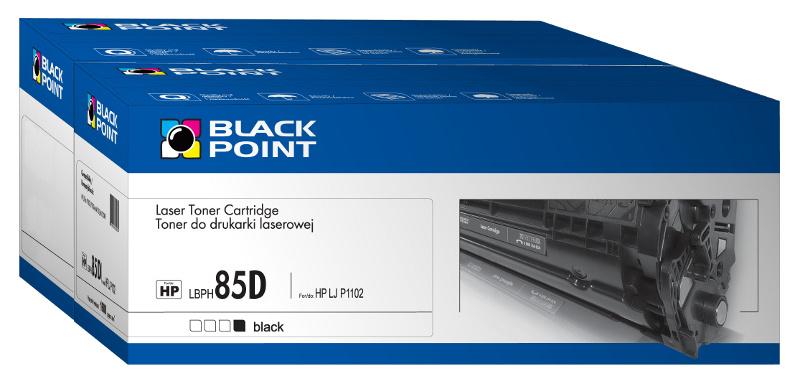 CMYK - Black Point toner LBPH85D zastpuje HP CE285D, 2x1600 stron