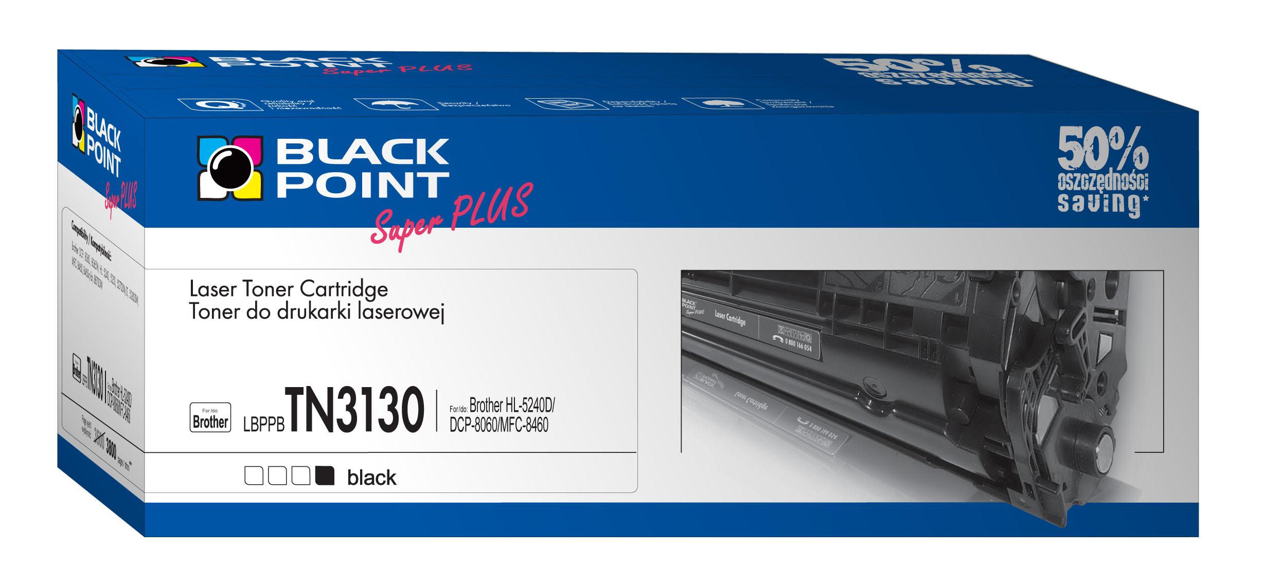 CMYK - Black Point toner LBPPBTN3130 zastpuje Brother TN-3130, 3800 stron