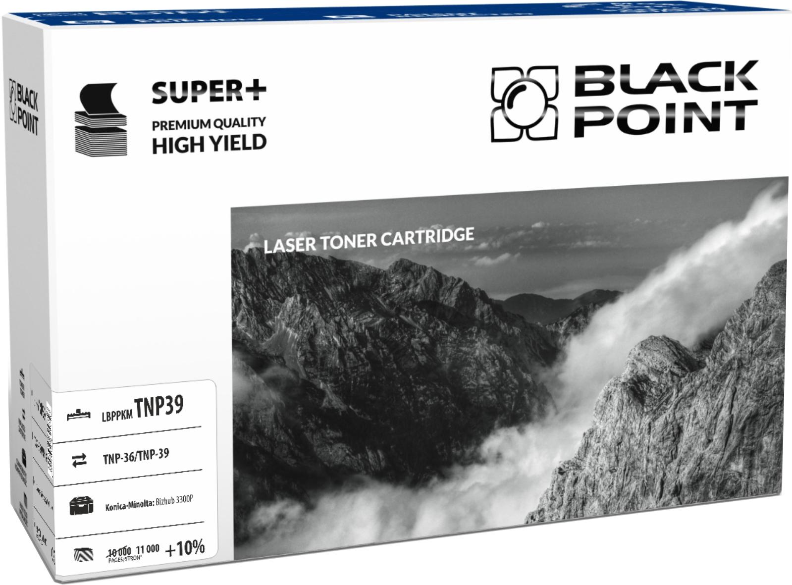 CMYK - Black Point toner LBPPKMTNP39 zastpuje Minolta TNP-36 / TNP-39, 12500 stron