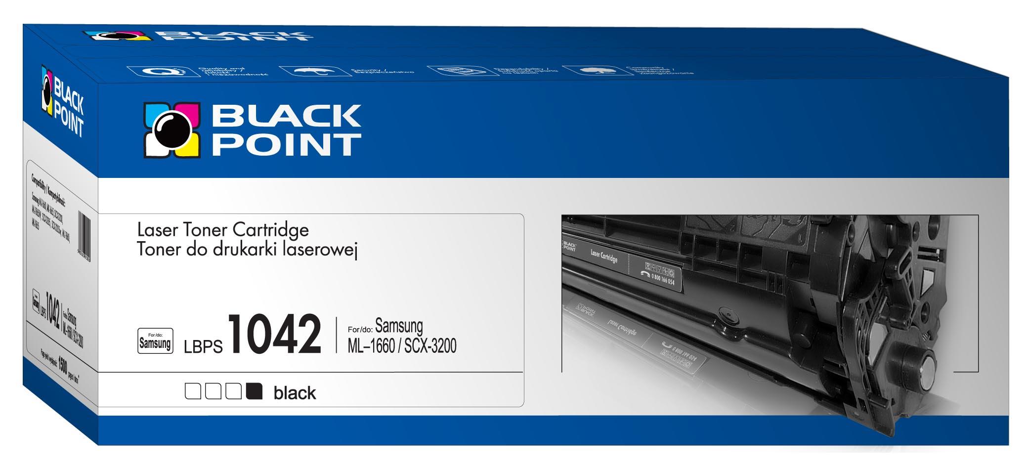 CMYK - Black Point toner LBPS1042S zastpuje Samsung MLT-D1042S, 1500 stron