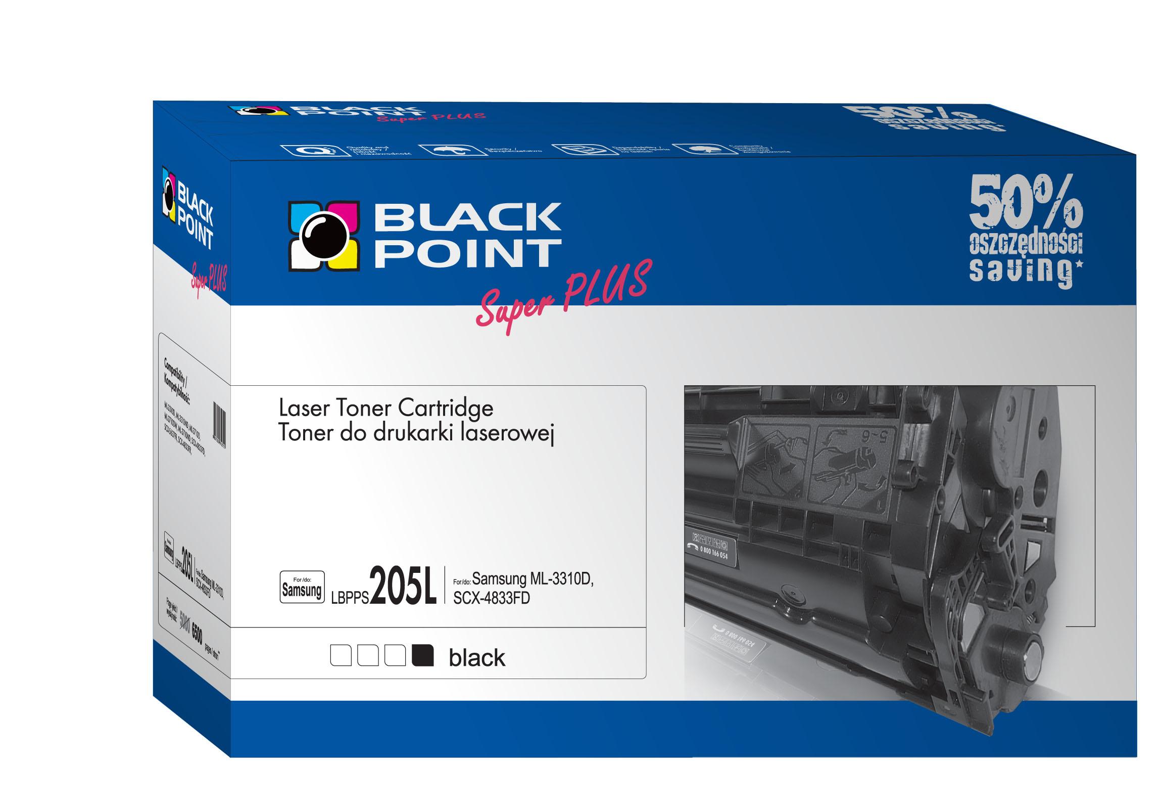CMYK - Black Point toner LBPPS205L zastpuje Samsung MLT-D205L, 6500 stron