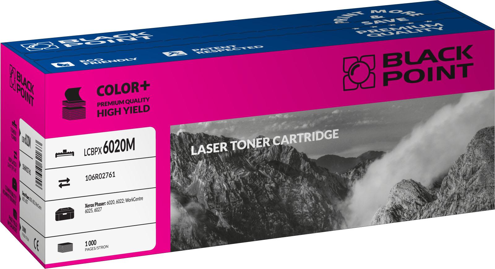 CMYK - Black Point toner LCBPX6020M zastpuje Xerox 106R02761, czerwony