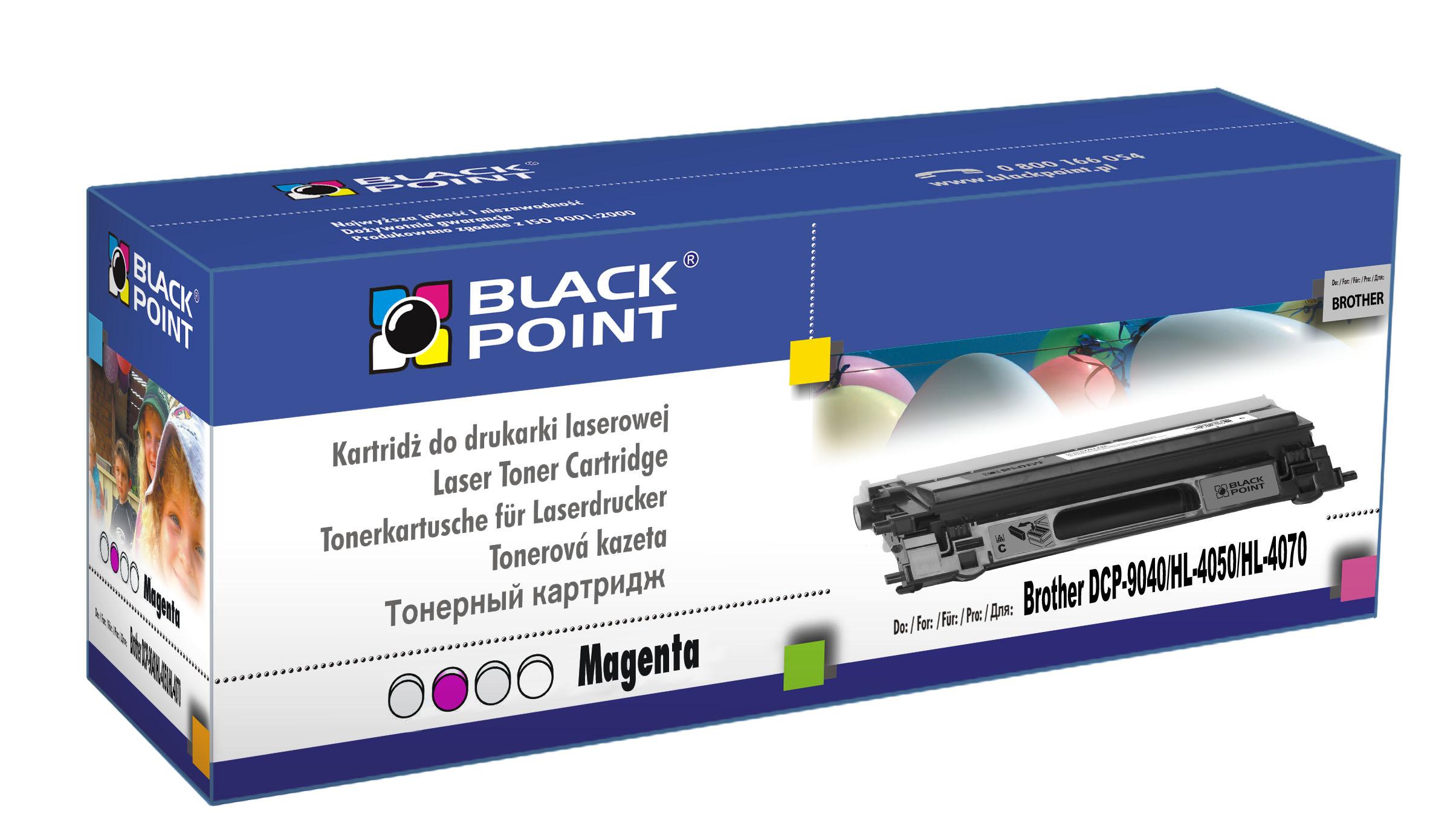 CMYK - Black Point toner LCBPBTN135M zastpuje Brother TN-135M / TN-130M, czerwony