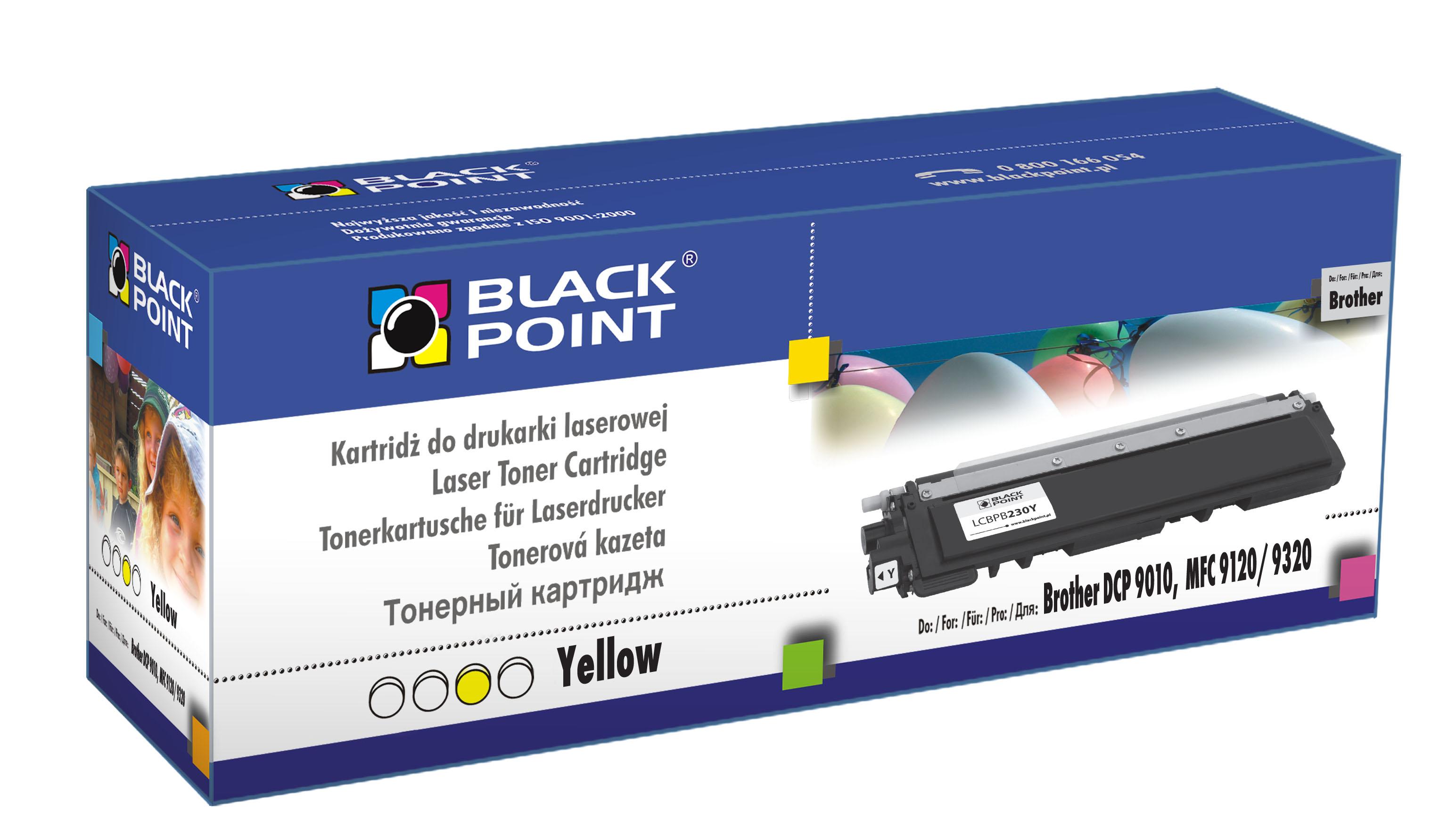 CMYK - Black Point toner LCBPBTN230Y zastpuje Brother TN-230 Y, ty