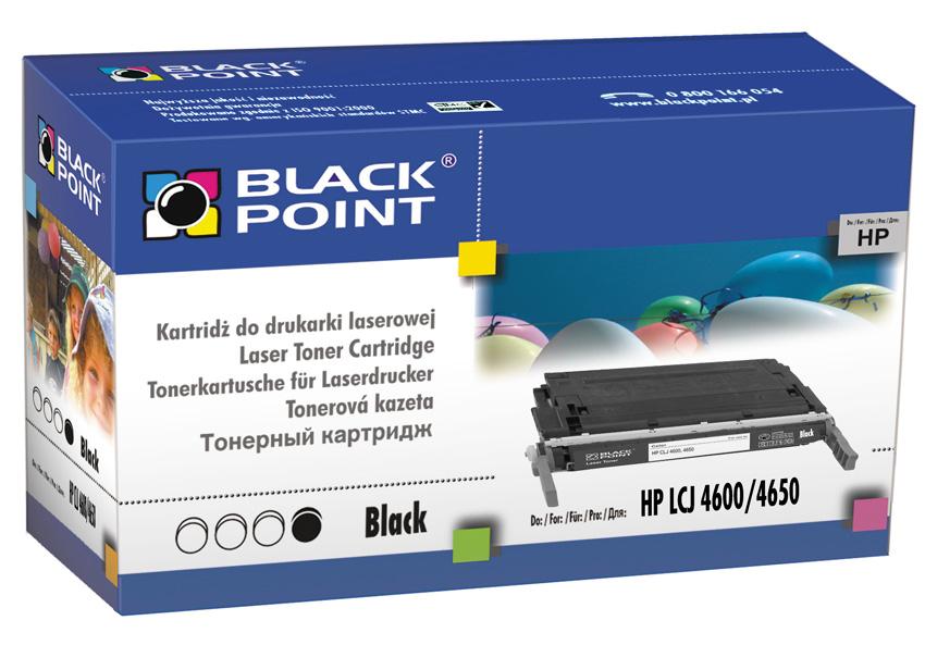 CMYK - Black Point toner LCBPH4600BK zastpuje HP C9720A, czarny