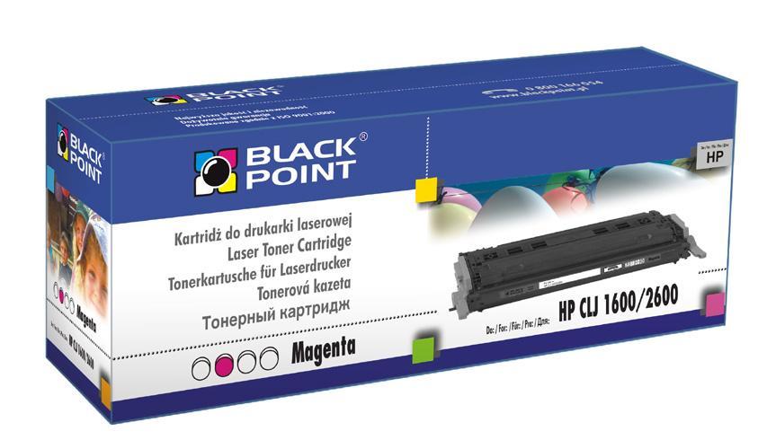 CMYK - Black Point toner LCBPH1600M zastpuje HP Q6003A / CRG-707M, czerwony