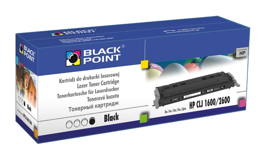 CMYK - Black Point toner LCBPH1600BK zastpuje HP Q6000A / CRG-707B, czarny