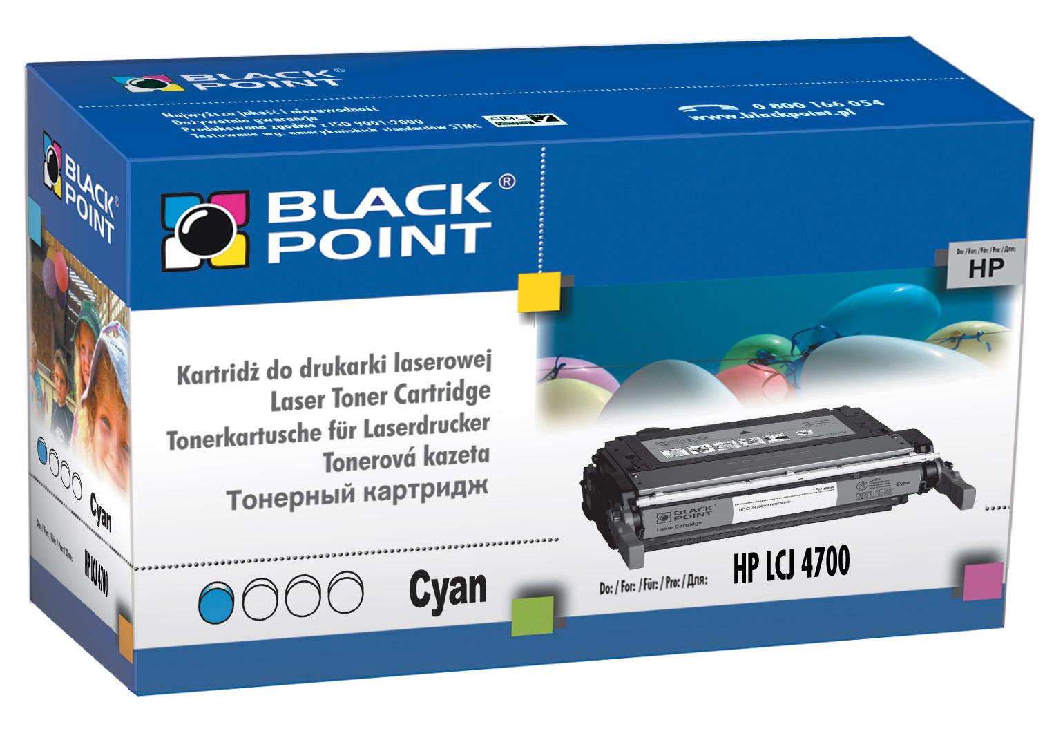 CMYK - Black Point toner LCBPH4700C zastpuje HP Q5951A, niebieski