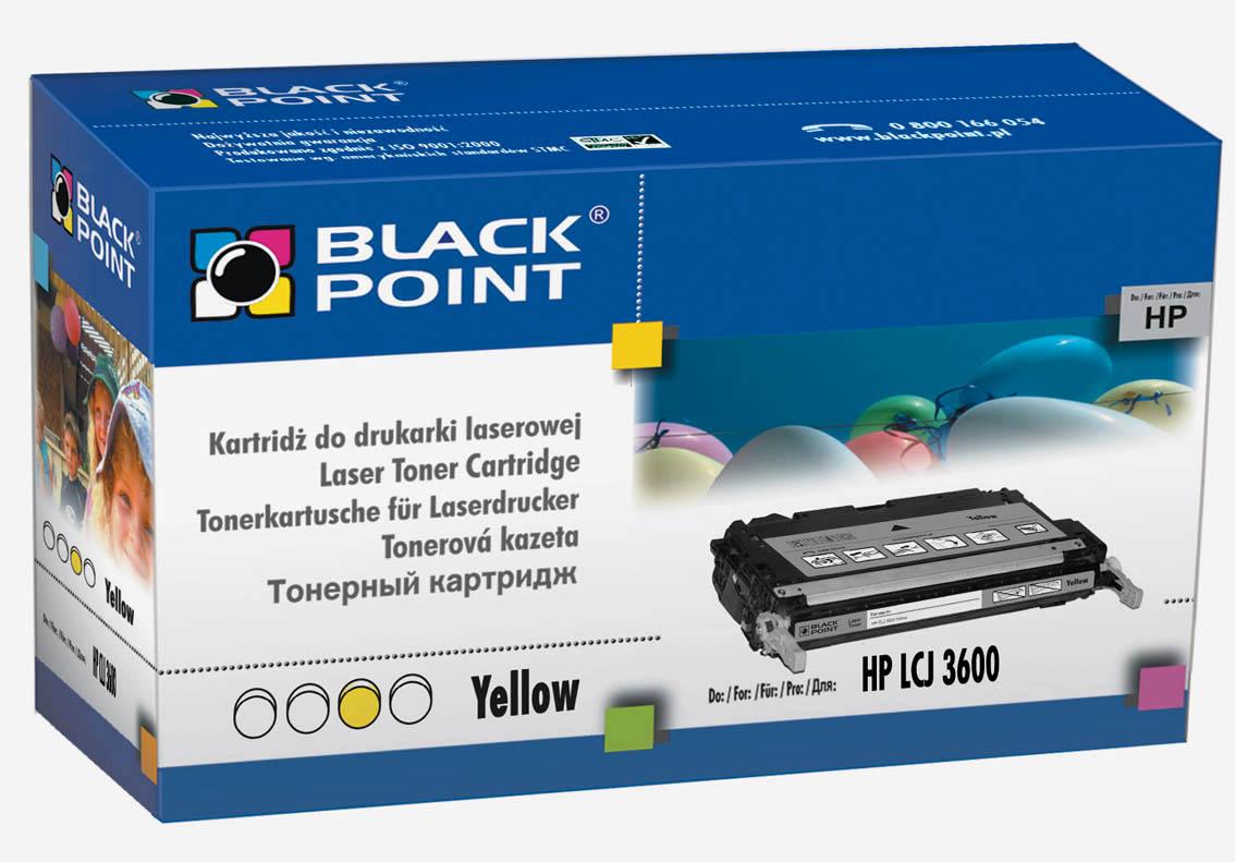 CMYK - Black Point toner LCBPH3600Y zastpuje HP Q6472A, ty