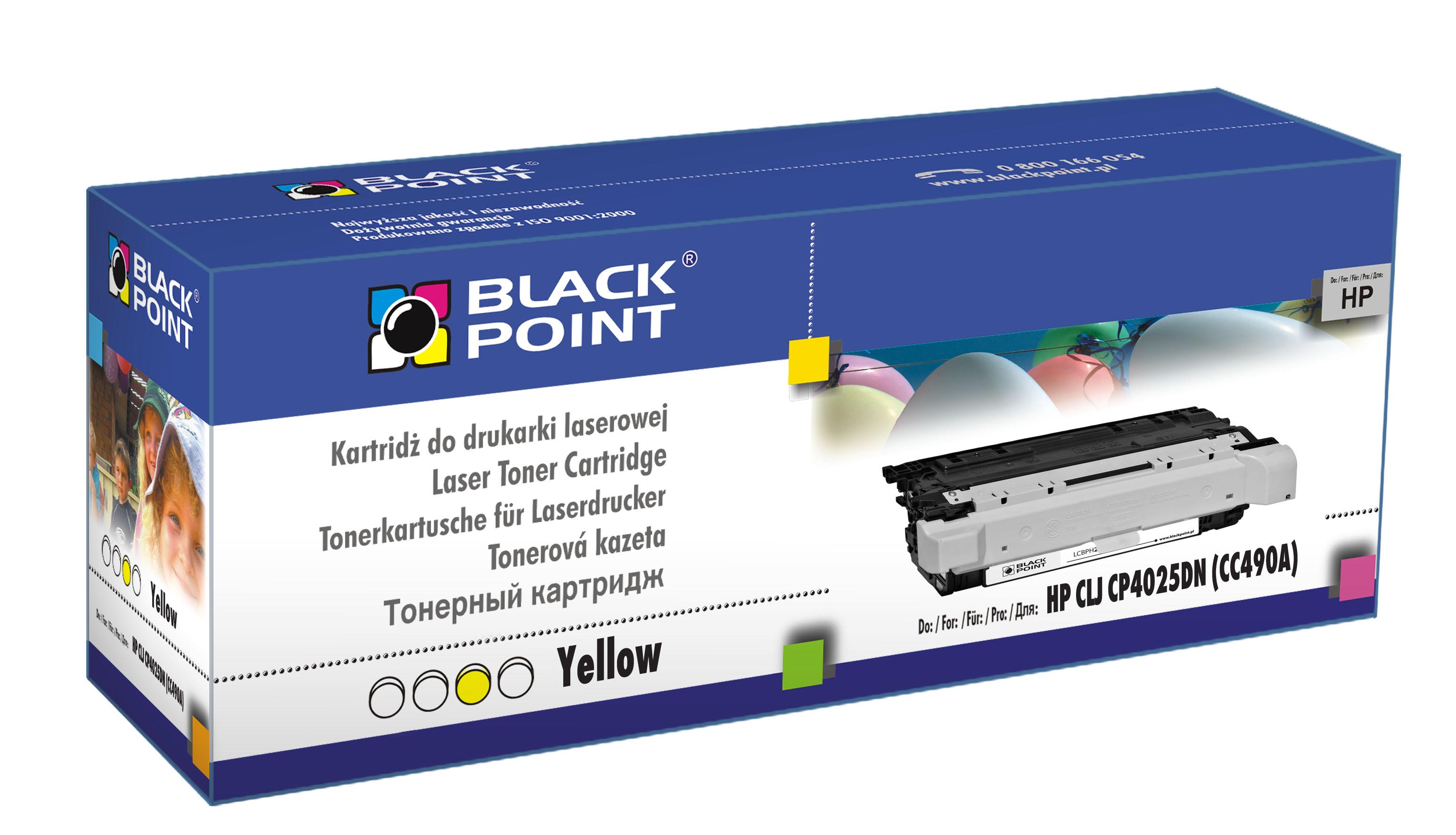 CMYK - Black Point toner LCBPH262Y zastpuje HP CE262A, ty