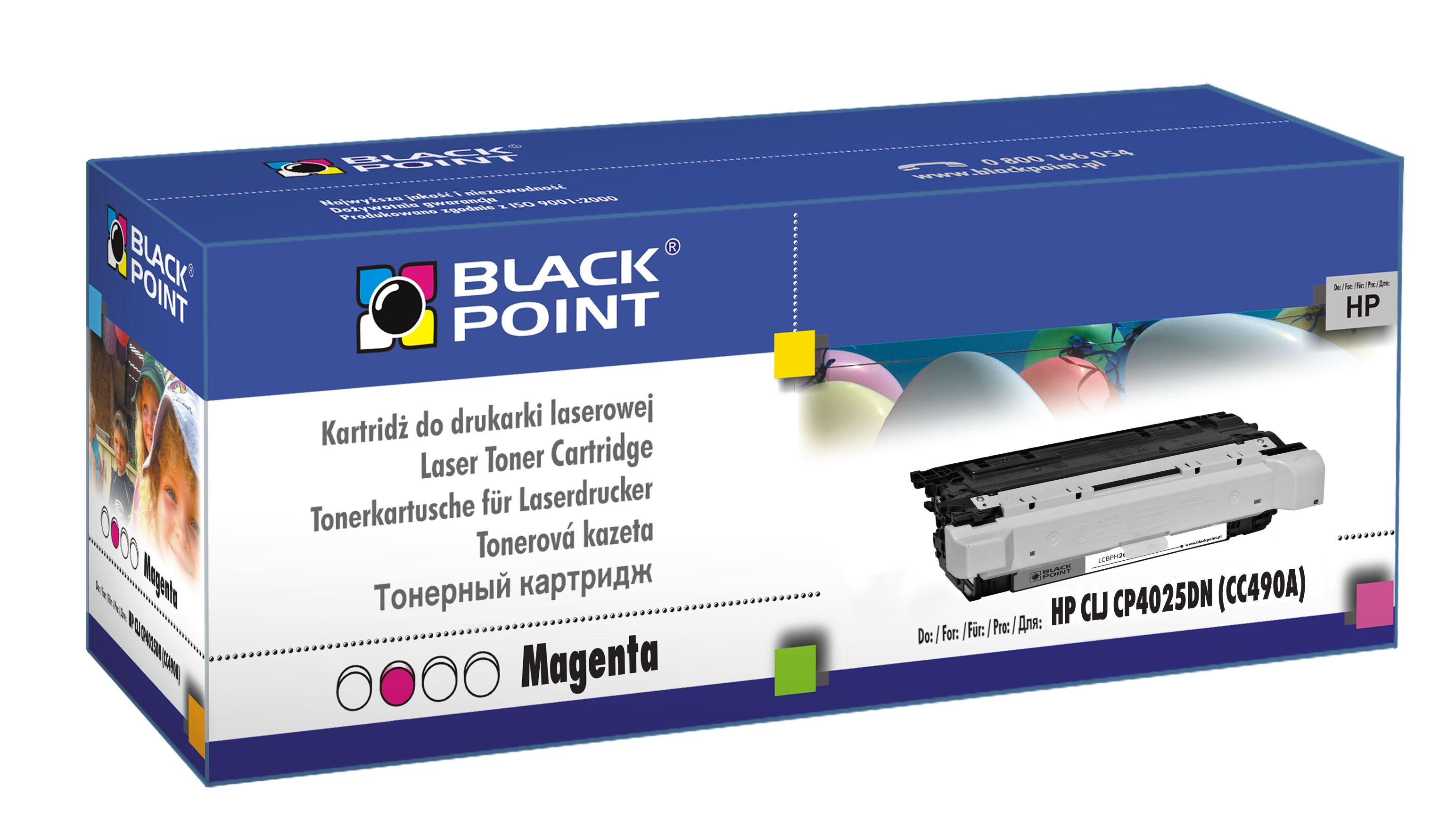 CMYK - Black Point toner LCBPH263M zastpuje HP CE263A, czerwony