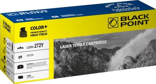 CMYK - Black Point toner LCBPH272Y zastpuje HP CE272A, ty
