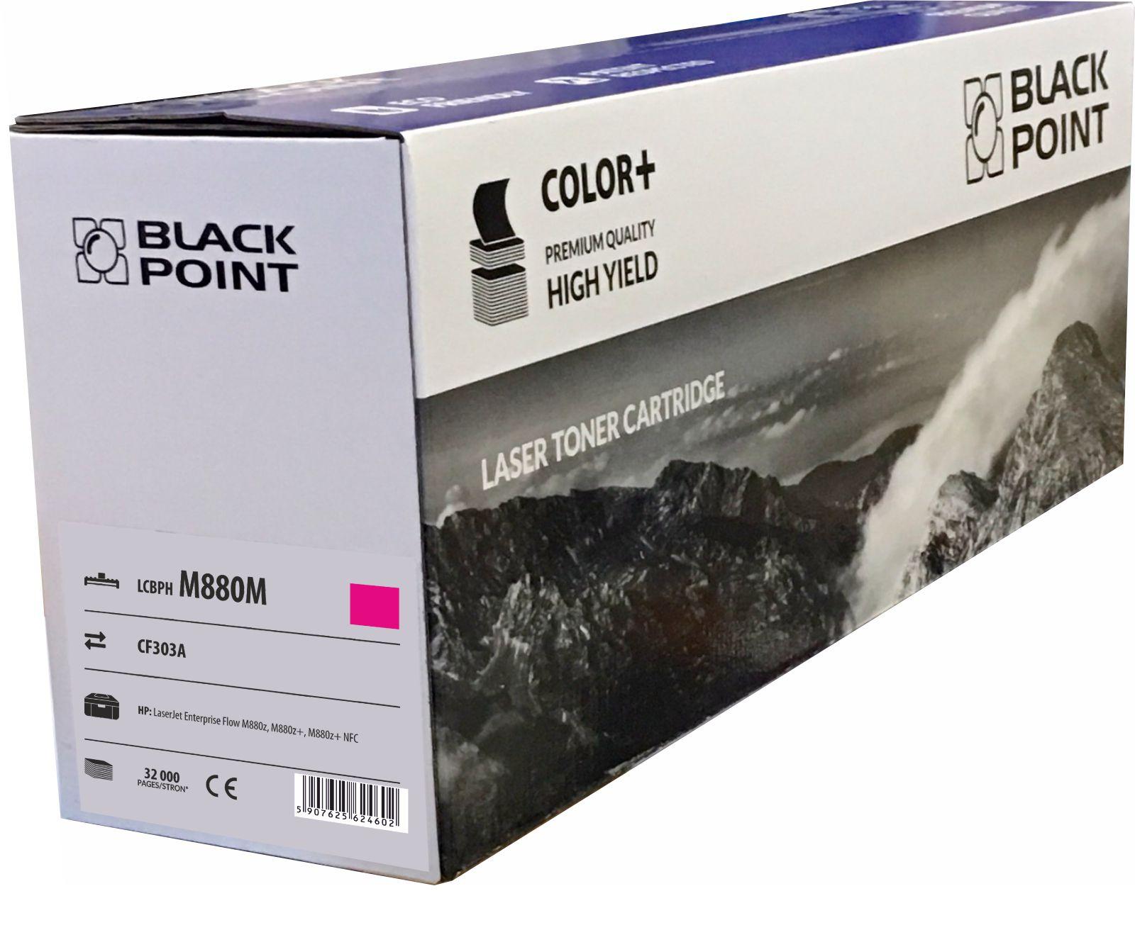 CMYK - Black Point toner LCBPM880M zastpuje HP CF303A, czerwony
