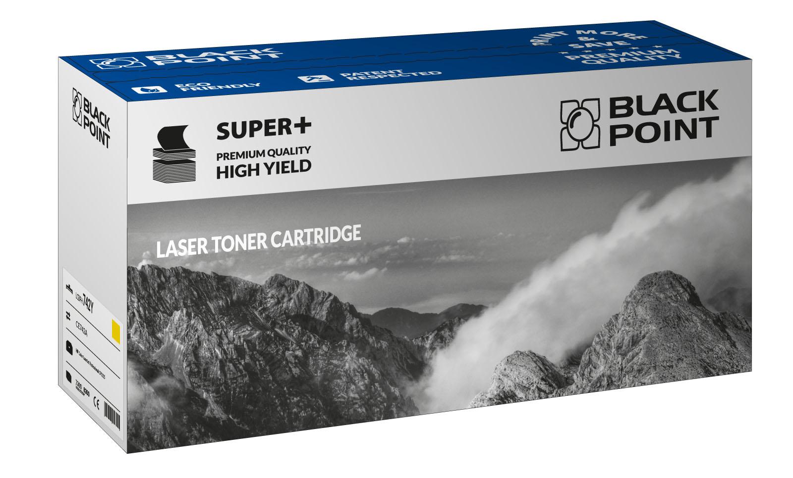 CMYK - Black Point toner LCBPH742Y zastpuje HP CE742A yellow