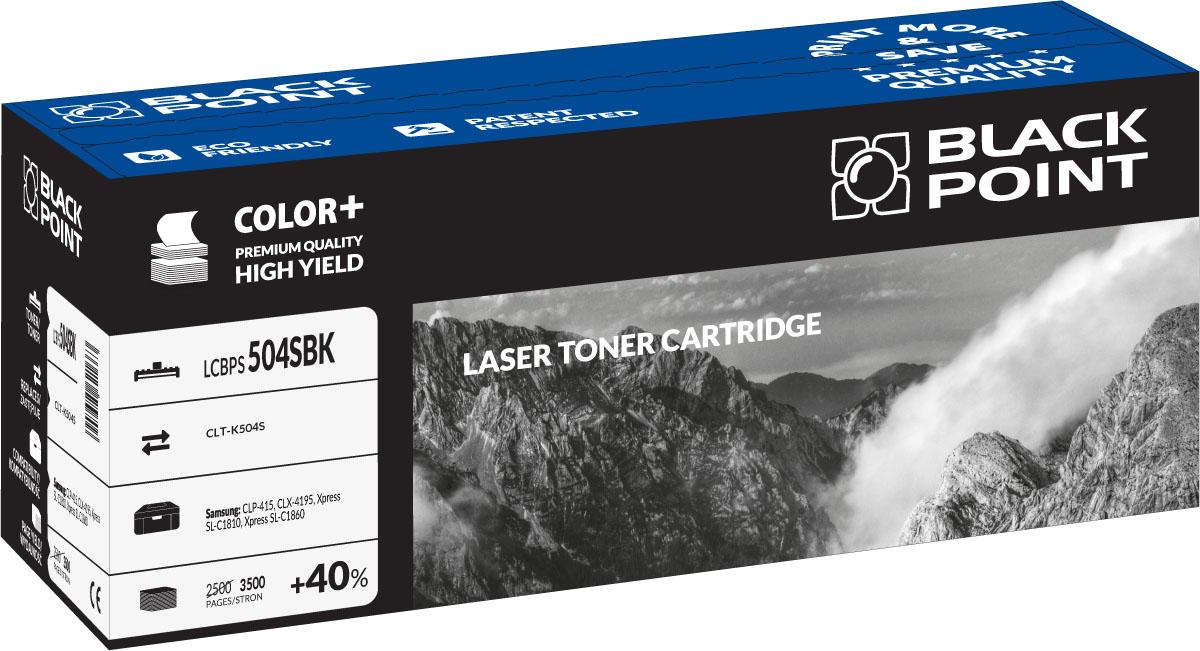 CMYK - Black Point toner LCBPS504SBK zastpuje Samsung CLT-K504S, czarny