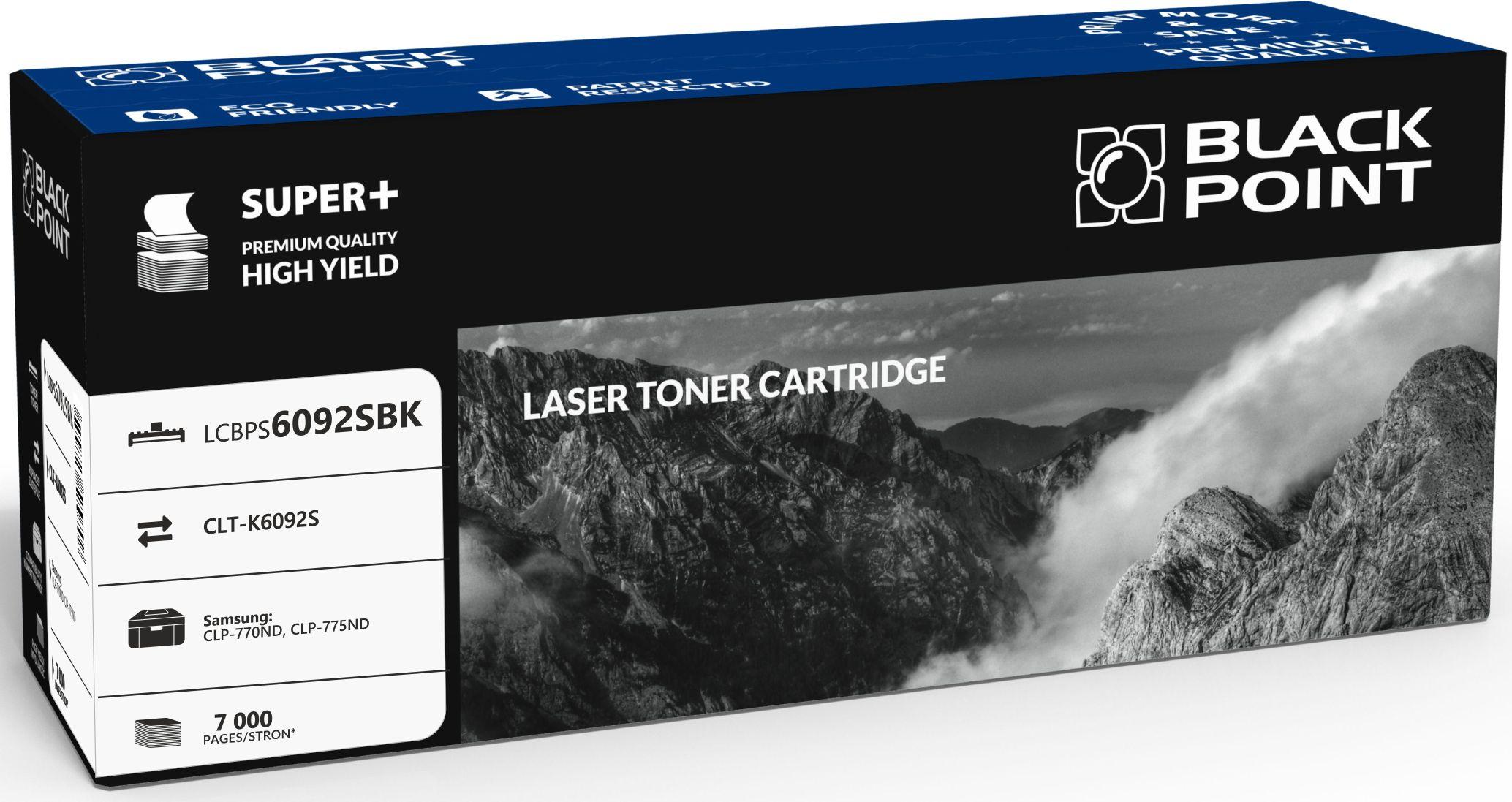 CMYK - [LCBPS6092SBK] Toner Black Point Color Samsung (CLT-K6092S) black