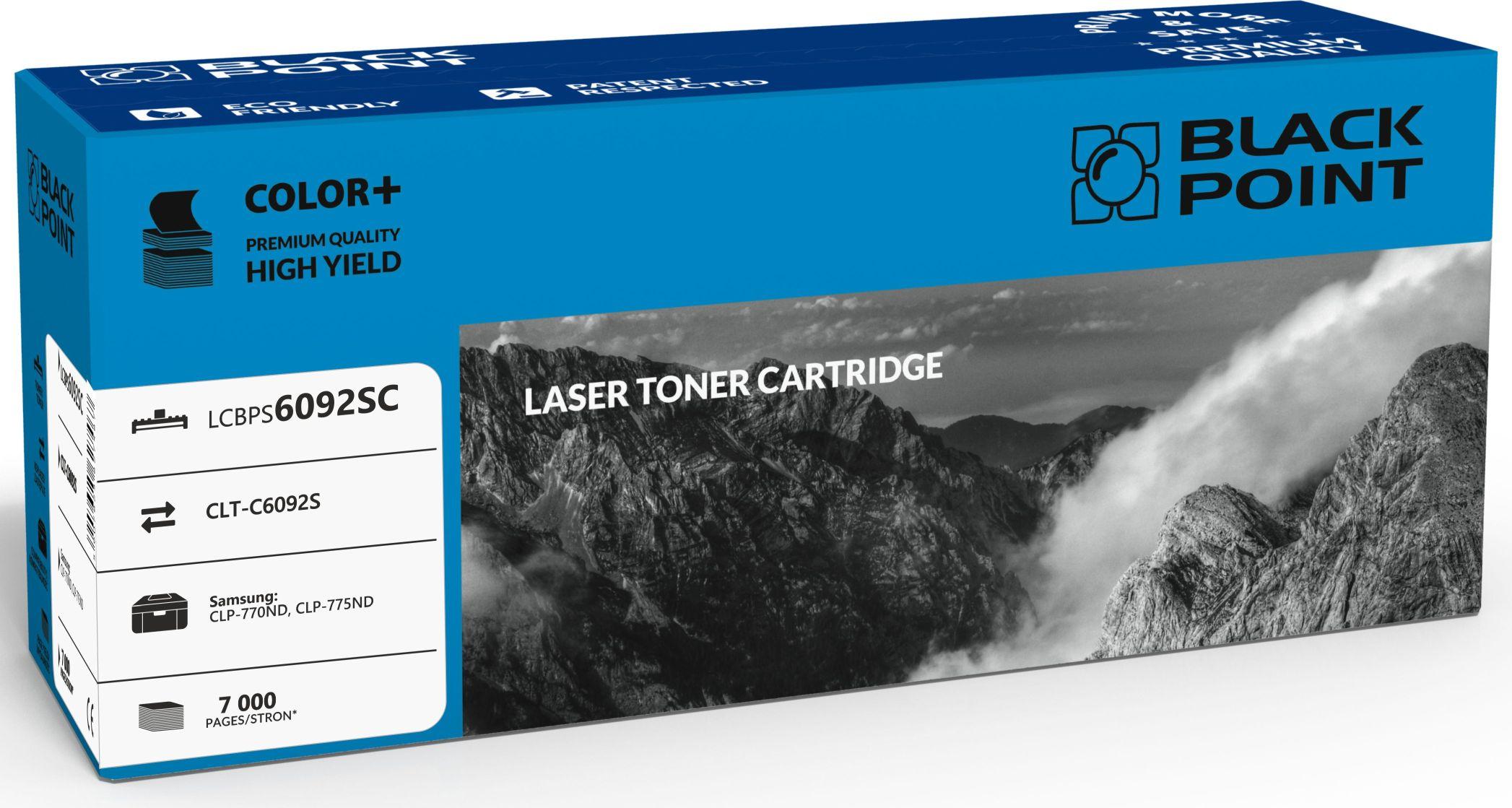 CMYK - [LCBPS6092SC] Toner Black Point Samsung (CLT-C6092S) cyan