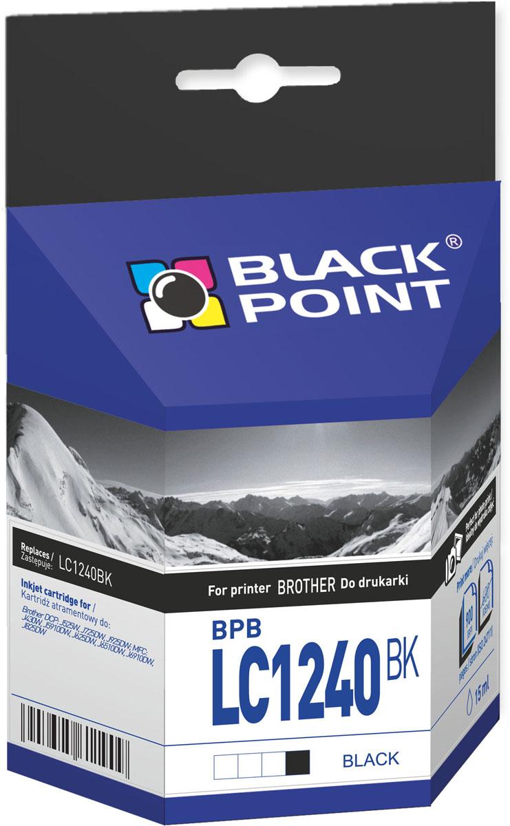 CMYK - Black Point tusz BPBLC1240BK zastpuje Brother LC1240BK, czarny
