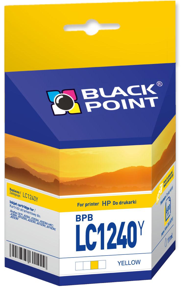 CMYK - Black Point tusz BPBLC1240Y zastpuje Brother LC1240Y, ty