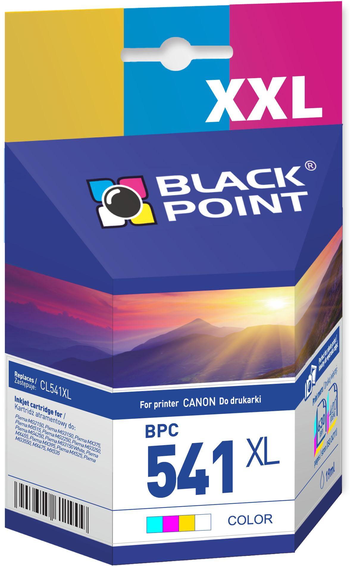 CMYK - Black Point tusz BPC541XL zastpuje Canon CL-541XL, trjkolorowy