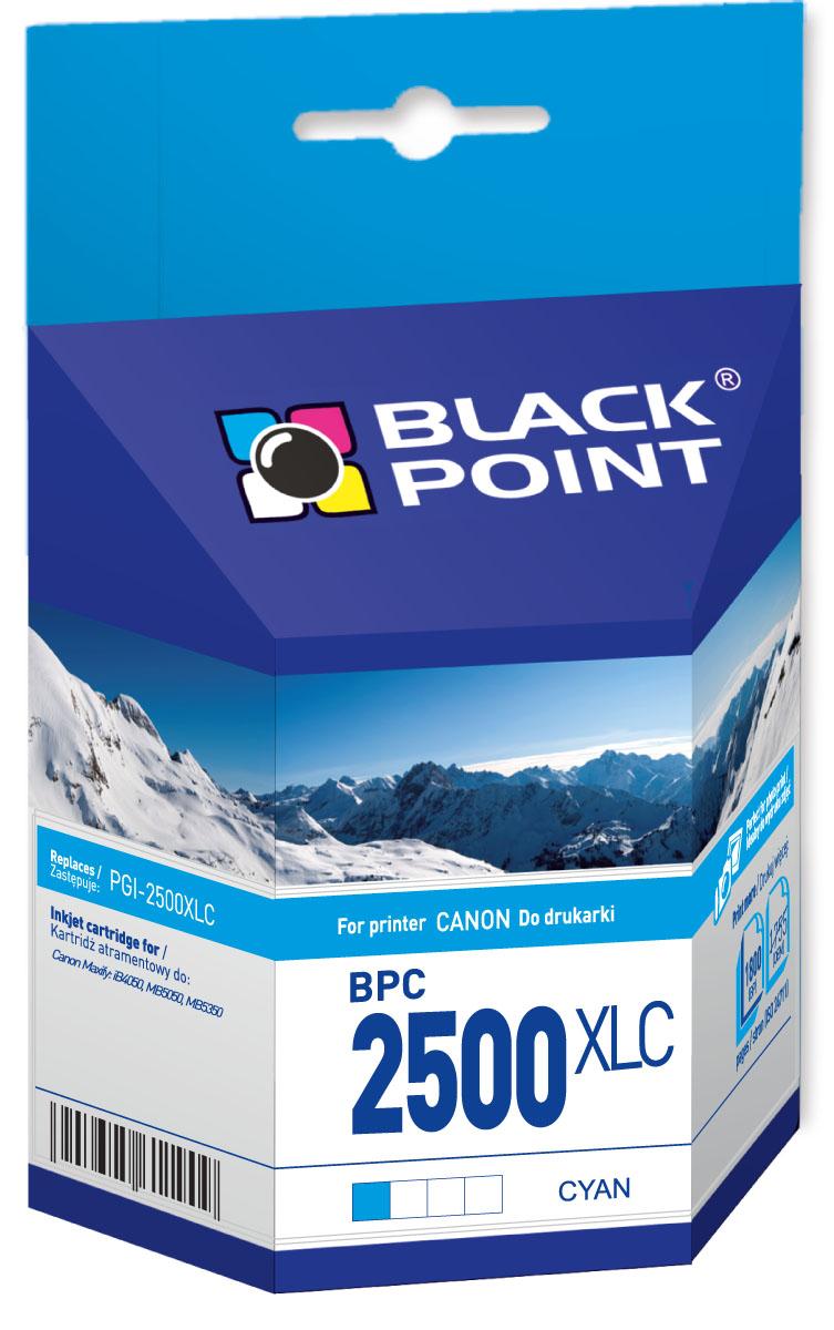 CMYK - Black Point tusz BPC2500XLC zastpuje Canon PGI-2500XLC, niebieski