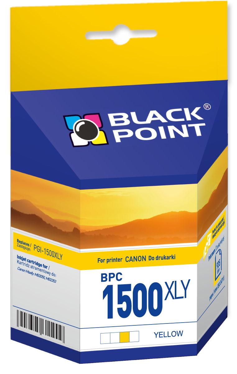 CMYK - Black Point tusz BPC1500XLY zastępuje Canon PGI-1500XLY, żółty