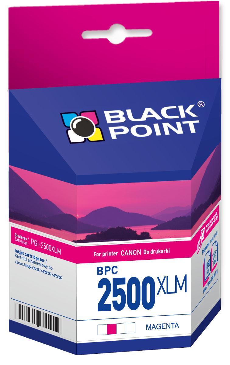 CMYK - Black Point tusz BPC2500XLM zastpuje Canon PGI-2500XLM, czerwony