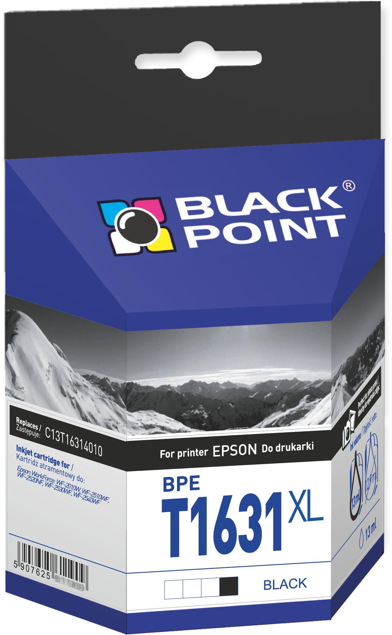 CMYK - Black Point tusz BPET1631XL zastpuje Epson C13T16314010, czarny