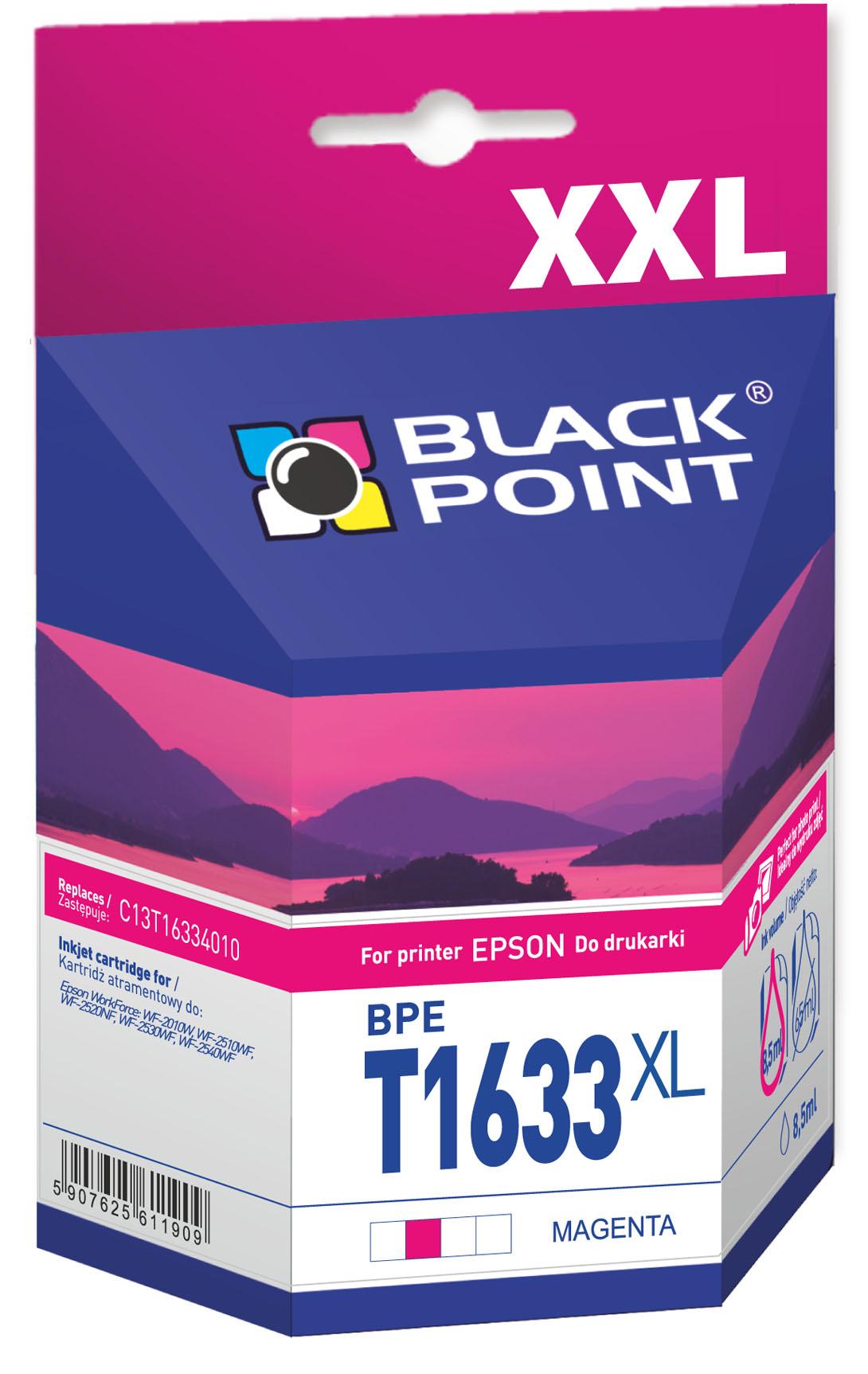 CMYK - Black Point tusz BPET1633XL zastpuje Epson C13T16334010, czerwony