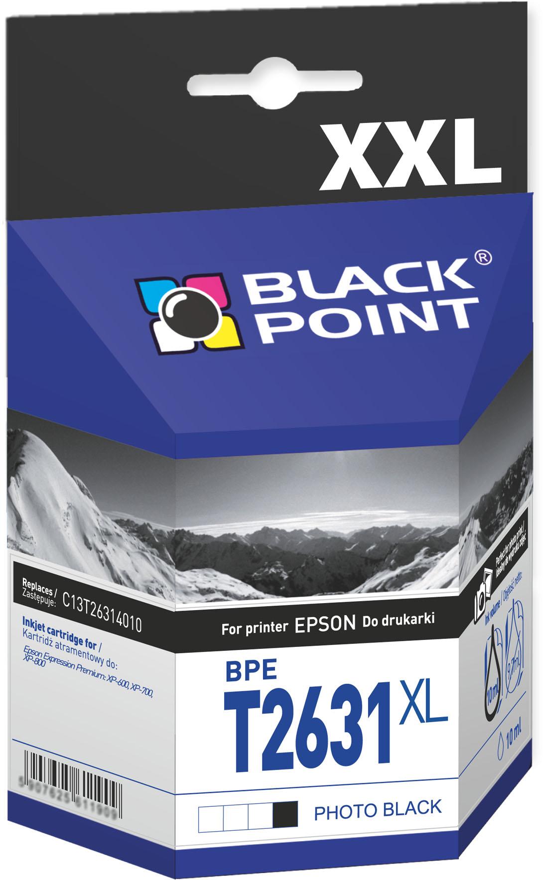 CMYK - Black Point tusz BPET2631XL zastpuje Epson C13T26314010, foto