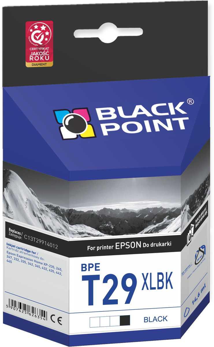 CMYK - Black Point tusz BPET29XLBK zastpuje Epson C13T29914012, black
