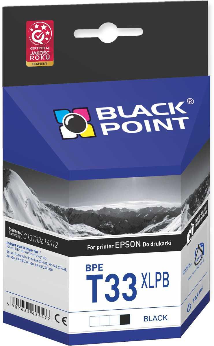 CMYK - Black Point tusz BPET33XLPB zastpuje Epson C13T33614012, photo
