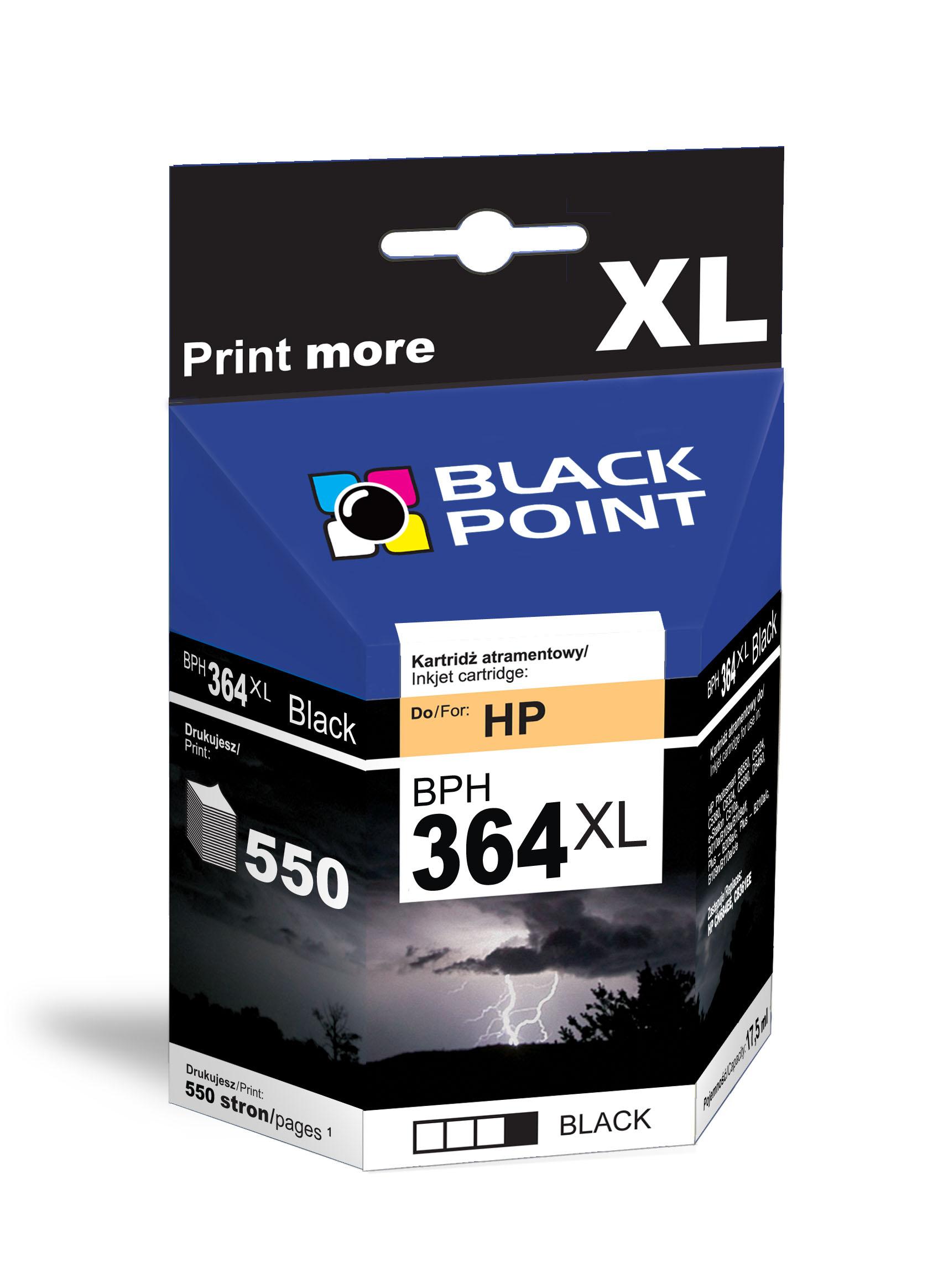 CMYK - Black Point tusz BPH364XLBK zastpuje HP CN684EE, czarny