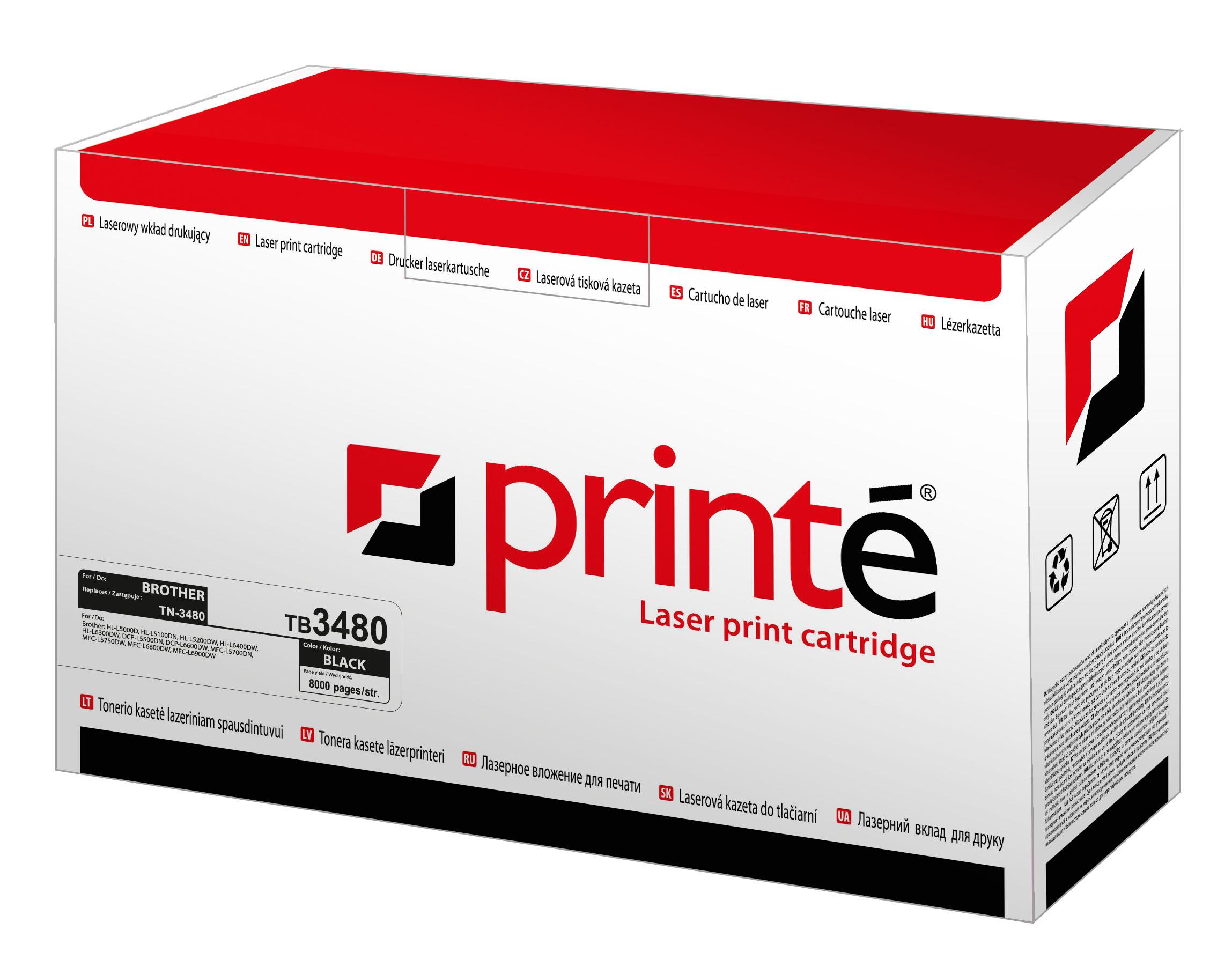 CMYK - Print toner TB3480N zastpuje Brother TN-3480