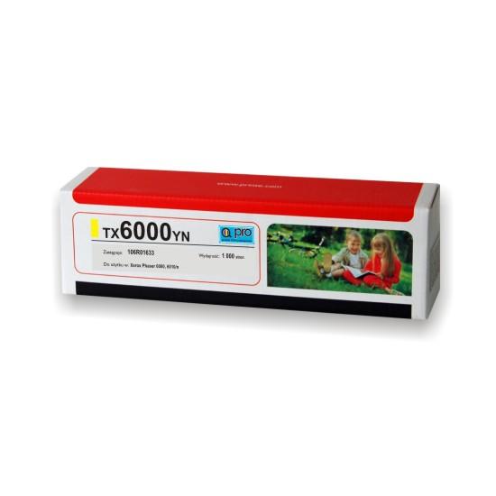 CMYK - Print toner TX6000YN zastpuje Xerox 106R01633, ty