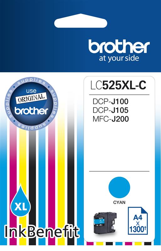 CMYK - Brother LC525XLCAP2 - LC525XLCAP2