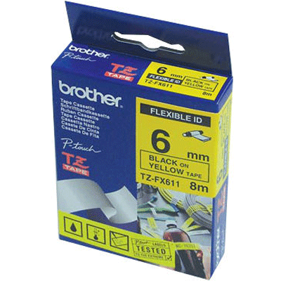 CMYK - Brother TZFX611 - TZFX611