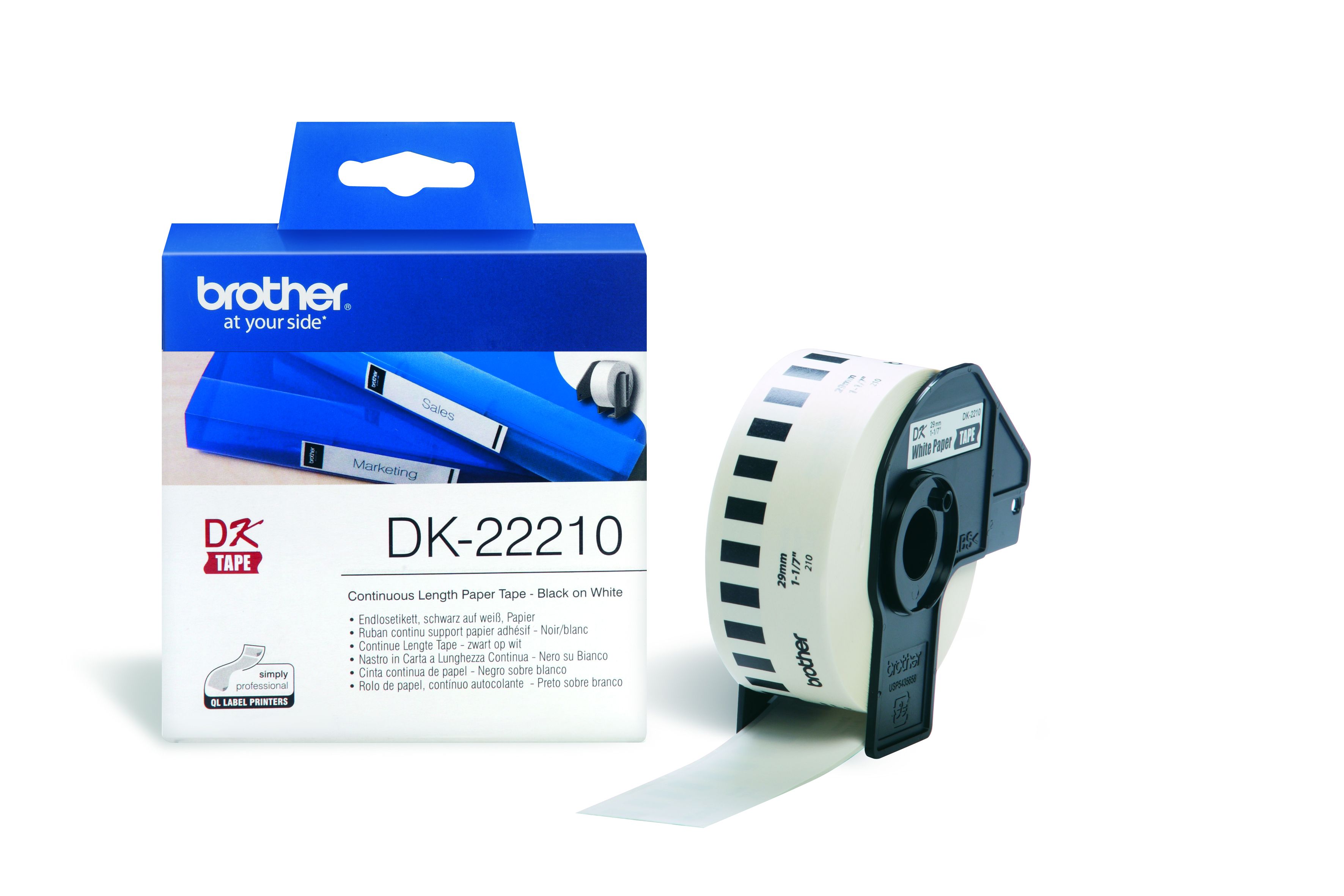 CMYK - Brother DK22210 - DK22210