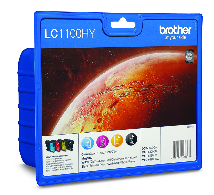CMYK - Brother LC1100HYVALBP - LC1100HYVALBP