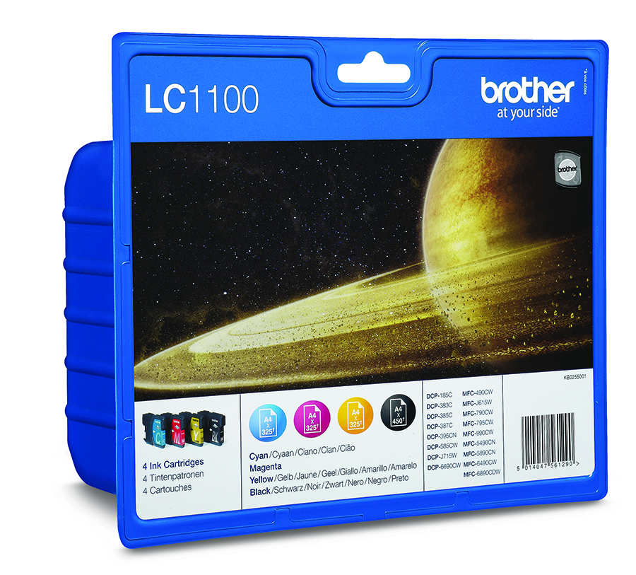 CMYK - Brother LC1100VALBP - LC1100VALBP