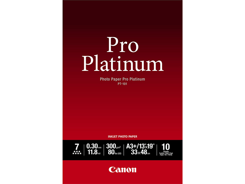 CMYK - Canon PT101A3+ Pro Platinum Photo - 2768B018