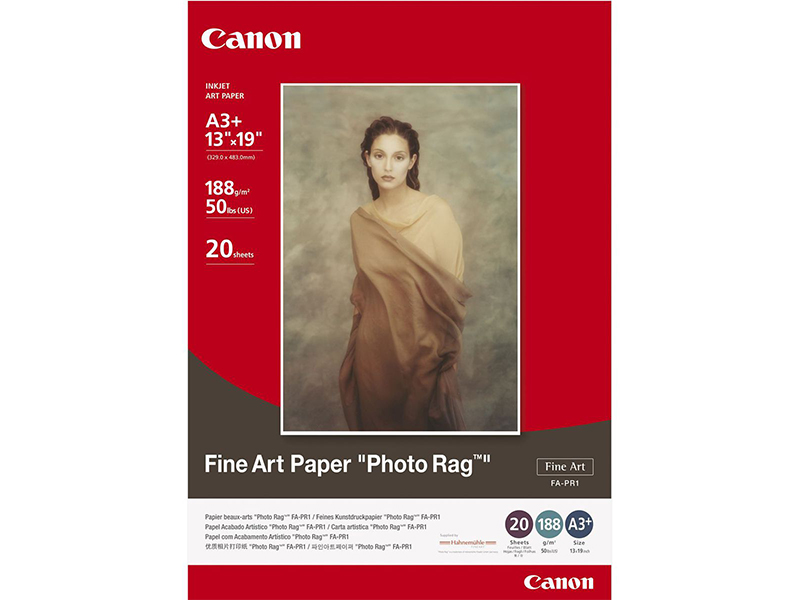 CMYK - Canon FAPR1A3+ Fine Art Paper Photo Rag - 0587B008
