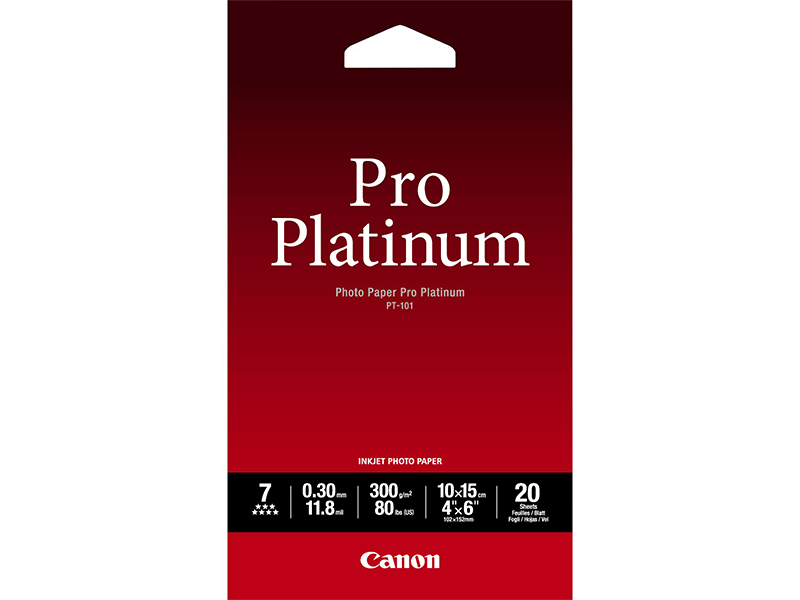CMYK - Canon PT101 Pro Platinum Photo - 2768B013