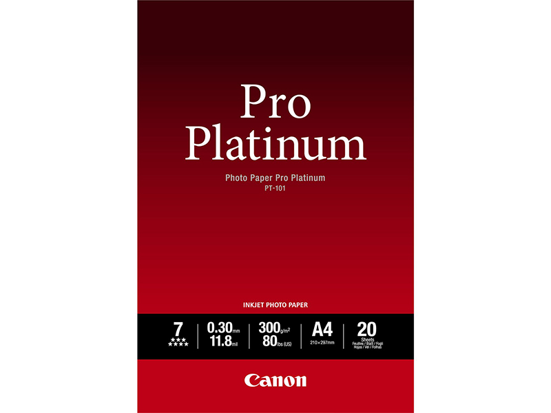 CMYK - Canon PT101A4 Pro Platinum Photo - 2768B016