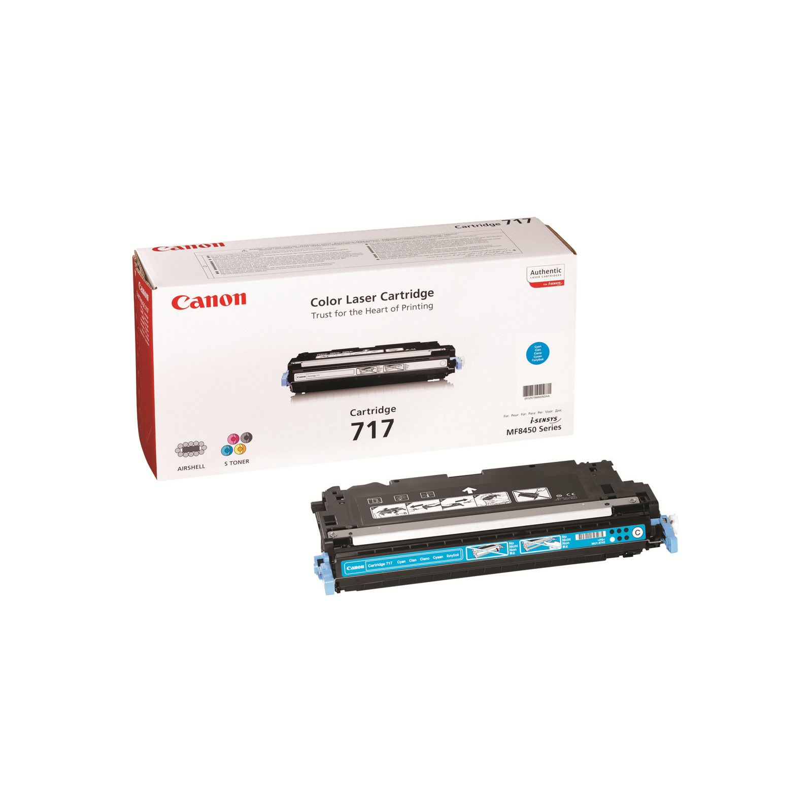CMYK - Canon CRG717C - 2577B002