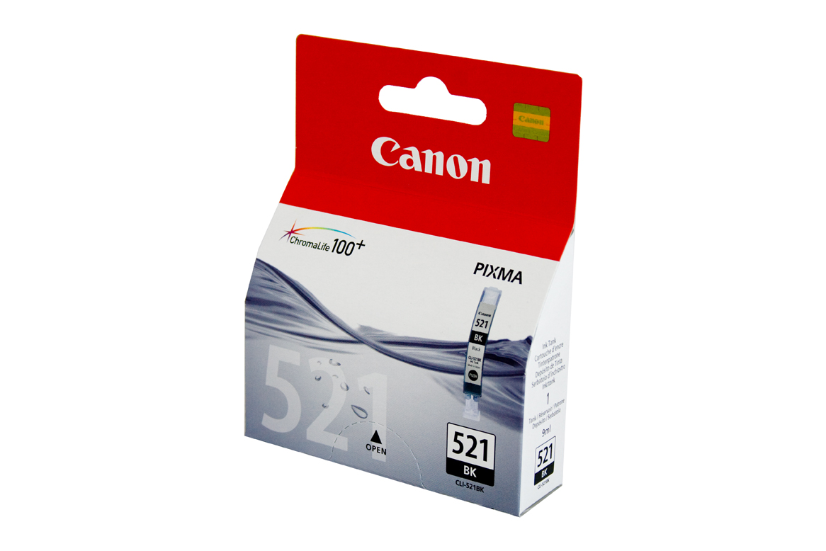 CMYK - Canon CLI521Bk - 2933B001